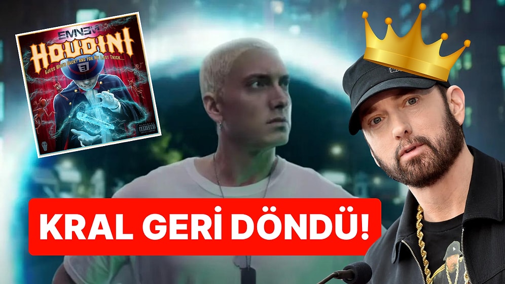 Birileri Demiş Öldü, Şimdi Yazsınlar Kral Geri Döndü: Eminem 'Houdini' Şarkısıyla Listeleri Kasıp Kavuruyor