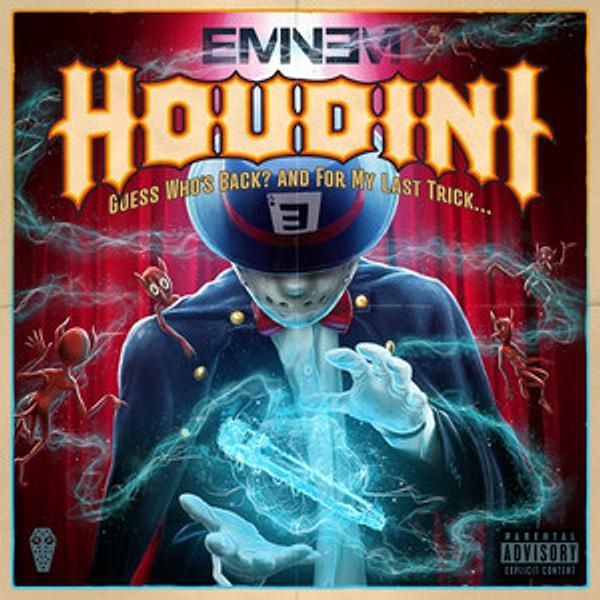 Eminem'in Milenyum başında yakaladığı o "Ben rapçiyim ama aynı zamanda bakın çok da eğlenceliyim" tınısını devam ettiren 'Houdini' şu anda Youtube'da global çapta en çok izlenen 3. video klip.