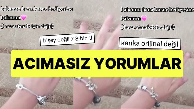 Babasının Karne Hediyesini Paylaşan Küçük Kıza Gelen Acımasız Yorumlar