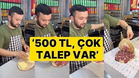 'Pahalı' Algınızı Yerine Getirecek Tost! Dilli Kaşarlı Tost İçin 500 TL Fiyat