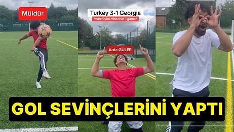 Halı Sahada Türkiye-Gürcistan Karşılaşmasını Canlandırdı: Futbolcuların Gol Sevinçlerini Yaptı