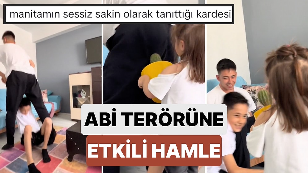 Abi Terörünü Basit Ama Etkili Bir Hareketle Kısa Sürede Bitiren Miniğin Zekasına Bayılacaksınız