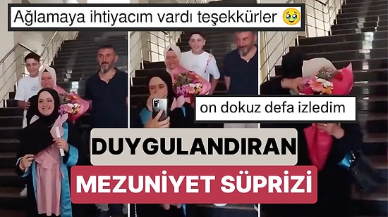 Ağlama İhtiyacınızı Karşılayacak: Mezun Olan Kızlarına Tatlı Bir Sürpriz Yapan Ailenin Duygulandıran Videosu