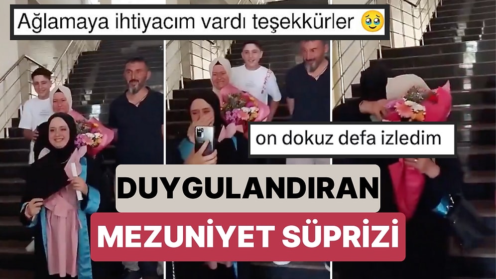 Ağlama İhtiyacınızı Karşılayacak: Mezun Olan Kızlarına Tatlı Bir Sürpriz Yapan Ailenin Duygulandıran Videosu