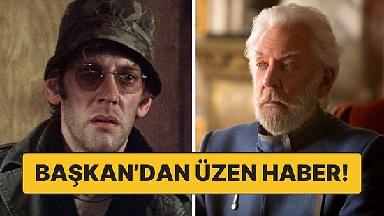 MASH ve Açlık Oyunları Filmlerinden Tanıdığımız Usta Oyuncu Donald Sutherland Hayatını Kaybetti!