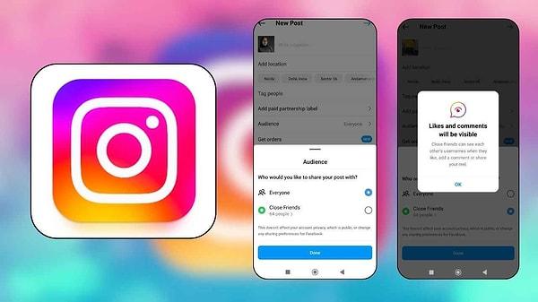 Instagram, kullanıcıları yayınlarını kimlerin görebileceği konusunda kontrol sahibi olabilecek!