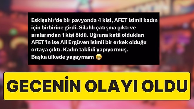 “Pavyonda 4 Erkeği Birbirine Düşüren 'Afet' Erkek Çıktı” İddiasına Emniyet’ten Açıklama Geldi