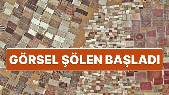 Görsel Şölen Gibi: Onbinlerce Halı Tarlalara Serildi, ABD’nin Gözü Bu Halılarda