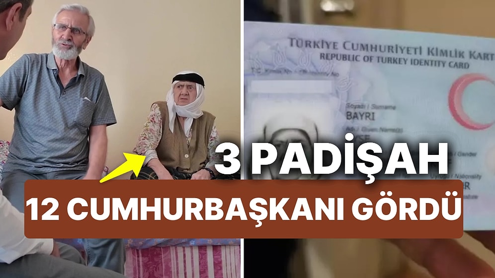 126 Yaşındaki Ayşe Nine 19. Yüzyılın Sonunda Dünyaya Geldi '3 Padişah ve 12 Cumhurbaşkanı Gördü'!