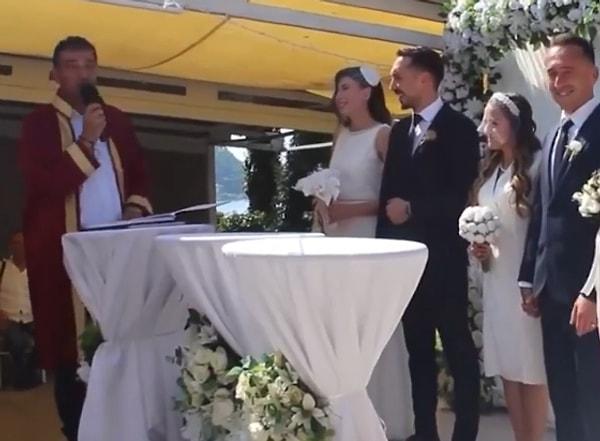 Aynı gün evlenmeye karar veren çiftlerin nikahını Giresun Belediye Başkanı Fuat Köse, kıydı.