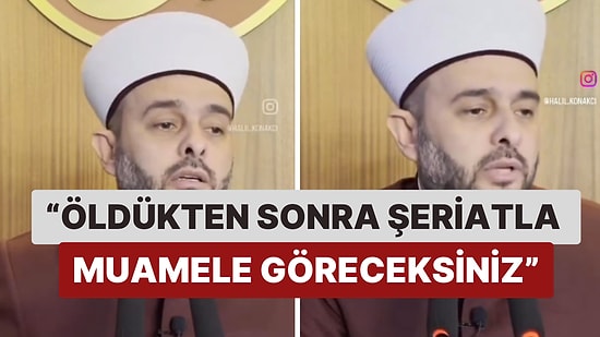 Halil Konakçı Adlı Şahıs Şeriatla İlgili Tartışma Yaratacak Açıklamalarda Bulundu