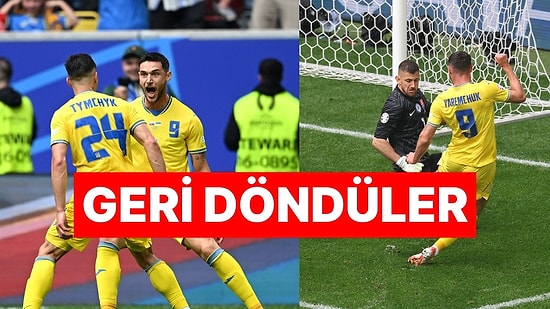 Ukrayna Slovakya'yı 2-1 Mağlup Ederek EURO 2024'teki İlk Galibiyetini Aldı