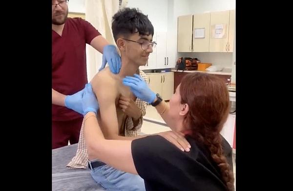 Sadece birkaç masaj hareketiyle çıkan omzu, anestezi kullanmadan saniyeler içinde yerine oturtan Uzman Dr. Ayşegül İşlek'in yöntemi beğeni topladı.