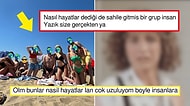 Sahilde Kendi Başlarına Eğlenen Arkadaş Grubuna Ahlak Bekçiliği Yapan Kullanıcıya Ağzının Payı Verildi