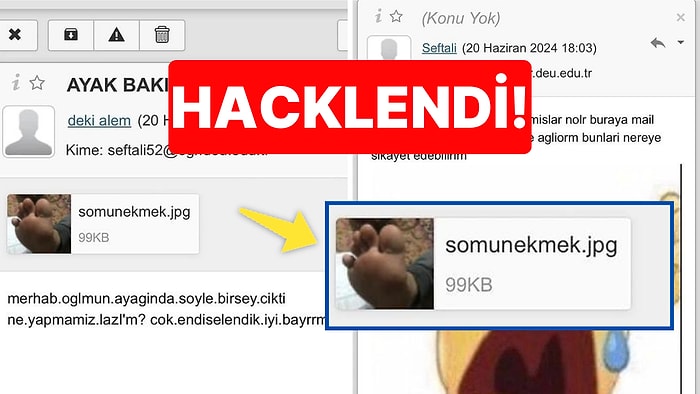 Dokuz Eylül Üniversitesi'nin Sistemini Hackleyip Öğrencilere İlginç Şeyler Gönderen Kişi Ortalığı Karıştırdı