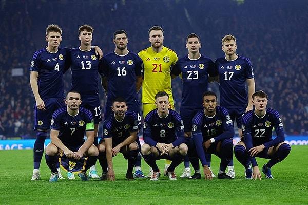 Euro 2024'te A grubunda mücadele eden İskoçya, ilk iki maç sonunda ev sahibi Almanya'ya açılış maçında 5-1 mağlup olmuş, ikinci maçta İsviçre ile 1-1 berabere kalmıştı.
