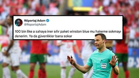 Türkiye - Portekiz Maçının Hakemi Felix Zwayer’e Sosyal Medyada Büyük Tepki: “Hakem Katliamı Yaşadık!”