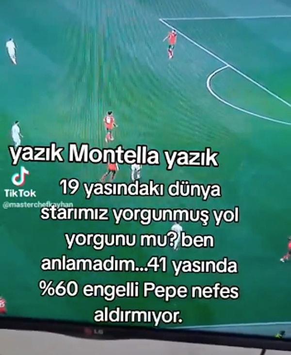 Bir vatandaş, Türkiye-Portekiz maçı hakkında yorum yaptığı videoyu yayınladı.