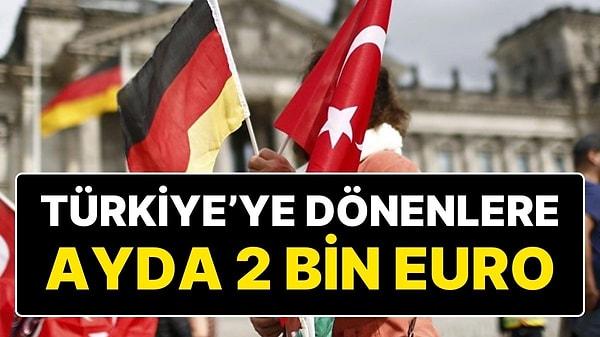 Kaçak Türklerle başa çıkamayan Almanya, gönüllü olarak Türkiye’ye dönenlere ayda 2 bin Euro veriyor. 'Ülkene Uyum Programı'ndan yararlanmak isteyen kaçak Türklerin sayısı bir yılda 7 kat arttı.