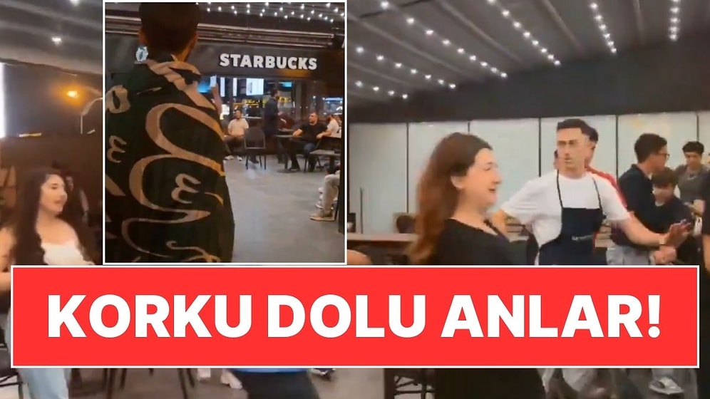 Korku Dolu Anlar! Diyarbakır'da Tekbir Getirerek Burger King ve Starbucks Şubesine Saldırı!