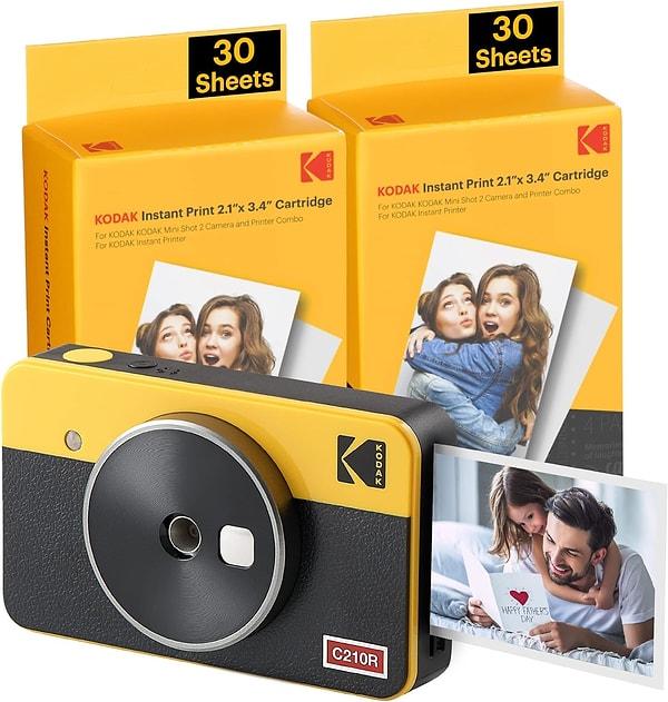 8. Eskiye özlem duyanların favorisi KODAK Mini Shot 2 Retro fotoğraf makinesi.