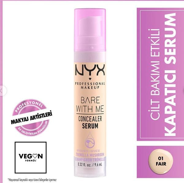 13. NYX Professional Makeup Bare With Me Concealer Serum - 01 FAIR
