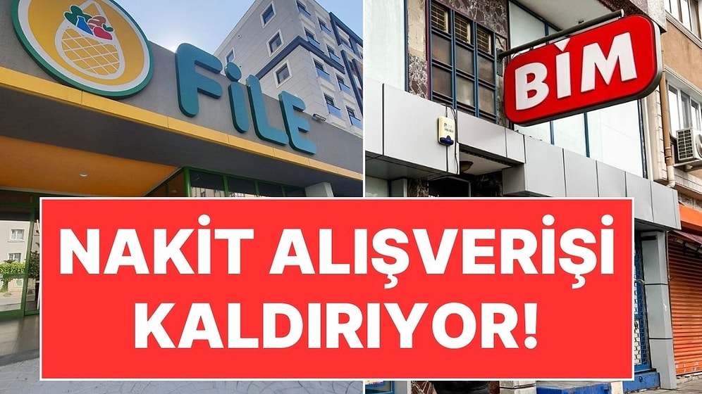 Ünlü Market Zincirinden Şaşırtan Karar: Nakit Alışverişi Kaldırıyorlar!