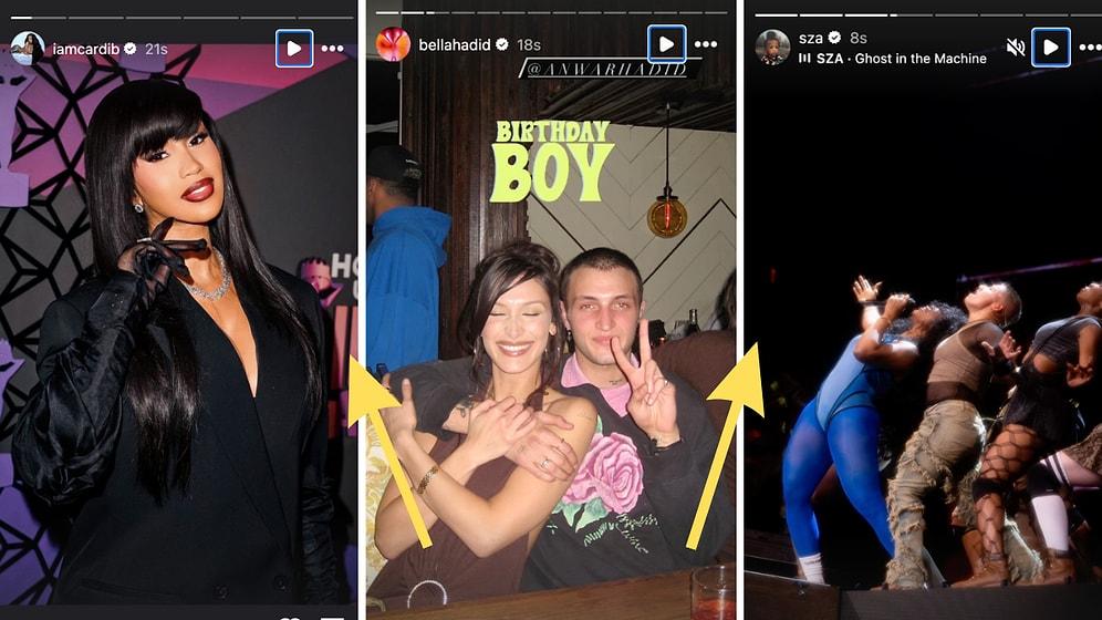 Bella Hadid'in Kardeşinden Jonas'ın Konserine 23 Haziran'da Yabancı Ünlülerin Yaptığı Instagram Paylaşımları