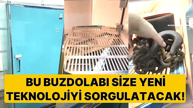 1960 Yılında Üretilen Buzdolabının Sağlamlığı ve İşlevselliği Ağızları Açık Bıraktı!