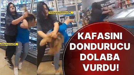 Tokat'ta Bir Kadın, Market Zincirinde Çalışan Kadını Saçından Tutup Darbetti: Kafasını Dondurucu Dolaba Vurdu!