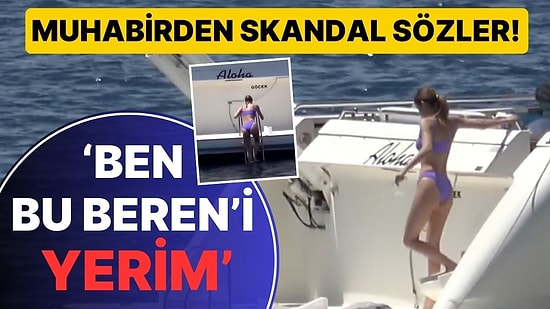 Yüzlerce Metre Mesafeden Beren Saat'in Denize Girdiği Anları Kaydeden Magazincilerden Çirkin Sözler!