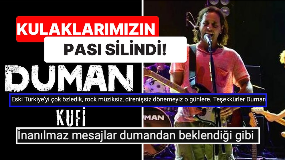 Uzun Süredir Yoklardı: Duman Grubunun Cesur Mesajlarla Dolu Yeni Şarkısı 'Kufi'ye Gelen İlk Tepkiler