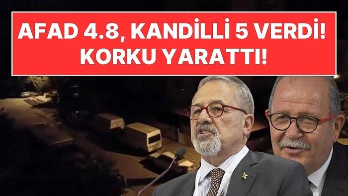 Manisa'da Gece Saatlerinde Deprem, İzmir de Sallandı: AFAD 4.8, Kandilli 5 Verdi!