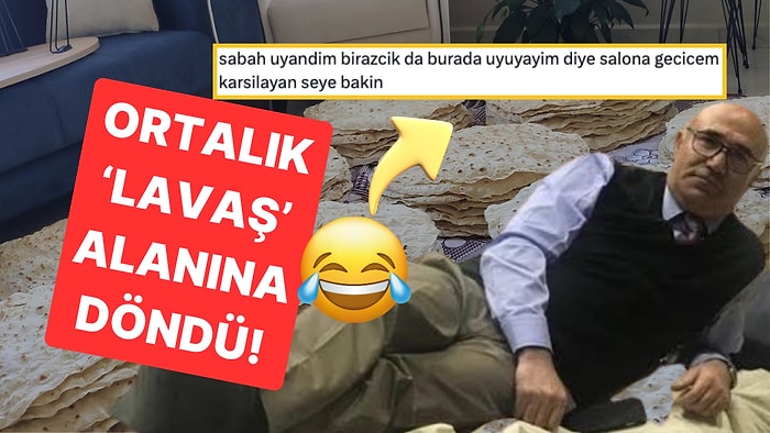 Evin Salonunu Tandıra Çeviren Anne Sosyal Medyada Goygoycuların Diline Düştü