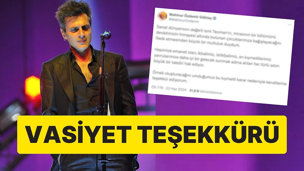 "Birikimimin 4'te 1'i Çocuk Esirgeme Kurumu'na Gidecek" Demişti: Bakan Göktaş'tan Teoman'a Vasiyet Teşekkürü