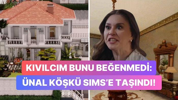 Kızılcık Şerbeti'nin Kaos Dolu Ünal Köşkü The Sims'te Her Detayıyla Yeniden Yaratıldı