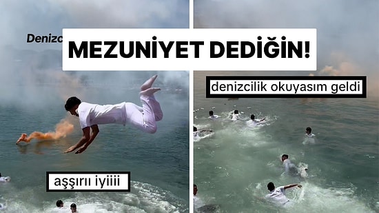 Denizcilik Öğrencilerinin İmrendiren Mezuniyeti Sosyal Medyada Viral Oldu