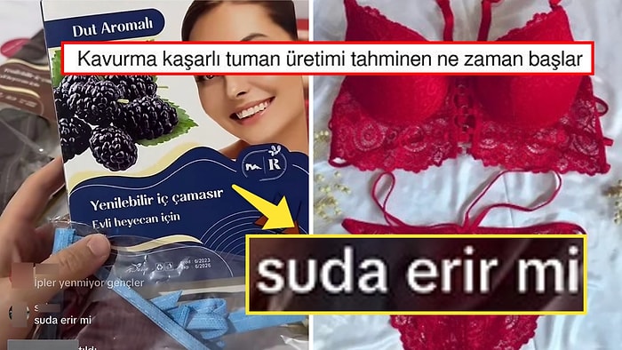 Canlı Yayında Dut Aromalı Yenilebilir İç Çamaşırı Satan İşletme, 'Daha Neler Göreceğiz?' Dedirtti