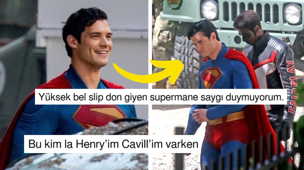 Kırmızı Donu Mevzu Oldu! Superman Filminden Gelen İlk Fotoğraflara Birbirinden İlginç Tepkiler Geldi