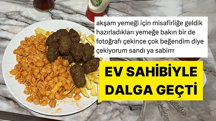 Misafirlikte Önüne Koyulan Yemeği Beğenmeyen Twitter Kullanıcısına Tepki Yağdı