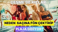 Çeşme'deki Kızların Full Makyajlı ve Fönlü Saçlı Plaja Gittiğini Söyleyen Kadının Tespiti Tartışma Yarattı
