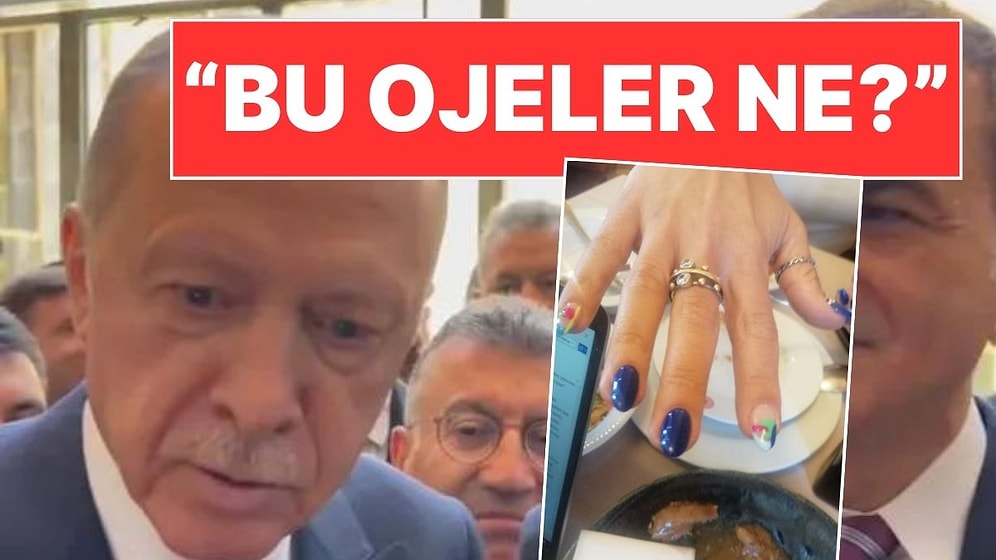 Cumhurbaşkanı Erdoğan'dan Kadın Muhabire: "Bu Ojeler Ne, Rüyada mıyım?"