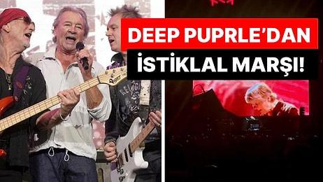 İstanbul’da Konser Veren Rock Grubu Deep Purple İstiklal Marşı’nı Çaldığı Anlarla Gönülleri Fethetti