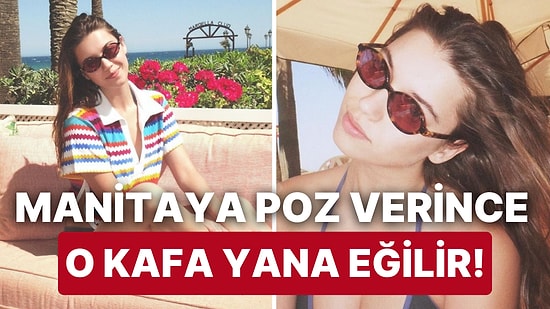 Sevgilisinin Çektiği Her Karede 32 Diş Poz Veren Afra Saraçoğlu "Aşk İnsanı Ne Hallere Sokuyorsun" Dedirtti