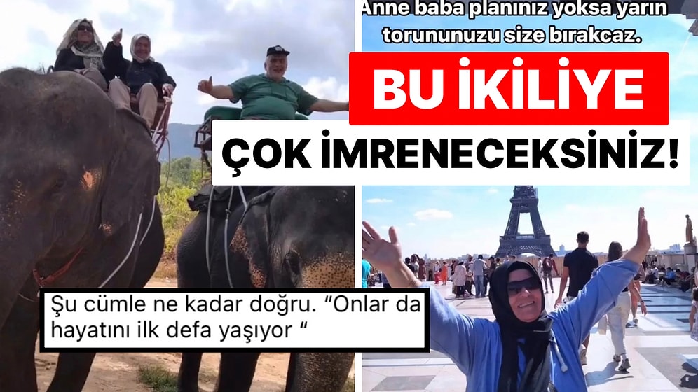 Birliktelikleri Boyunca Dünyayı Gezen Tatlı Çift Herkesi İmrendirdi