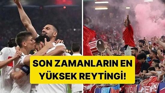 Reytingleri Altüst Etti! Televizyon Ekranlarına Çekya-Türkiye Maçı Damgasını Vurdu!