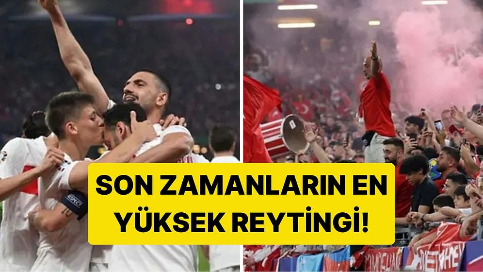 Reytingleri Altüst Etti! Televizyon Ekranlarına Çekya-Türkiye Maçı Damgasını Vurdu!
