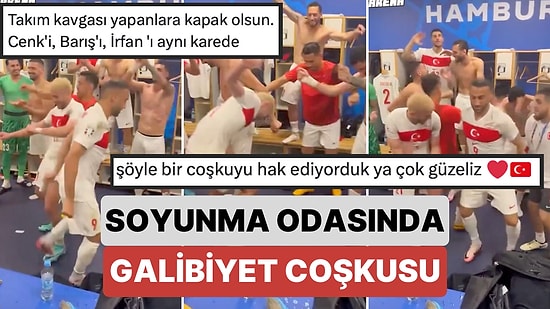 A Milli Takımımız Çekya'ya Karşı Elde Ettikleri Galibiyeti Soyunma Odasında Dans Ederek Kutladı