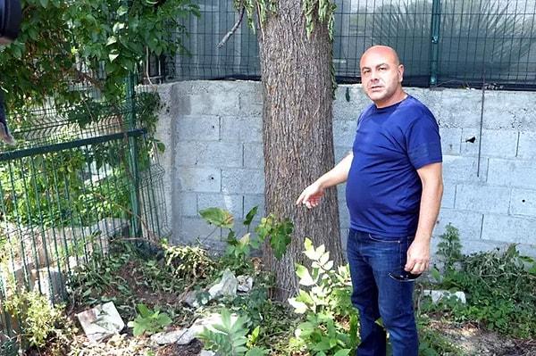 Kiracısını hayvanları bahçede beslemesi konusunda uyaran Maaşoğlu, olumlu bir karşılık alamadı.