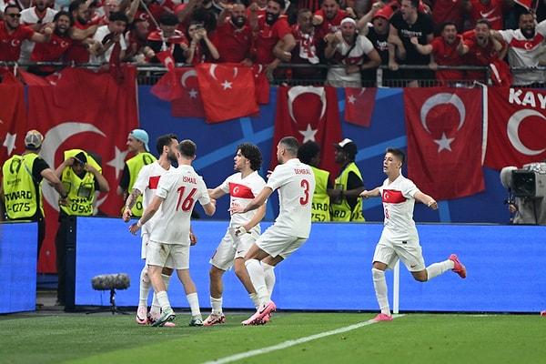 A Milli Futbol Takımı, 2024 Avrupa Şampiyonası (EURO 2024) F Grubu'ndaki üçüncü maçında Çekya'yı 2-1 mağlup ederek gruptan çıkmayı başardı ve adını son 16 turuna yazdırdı.